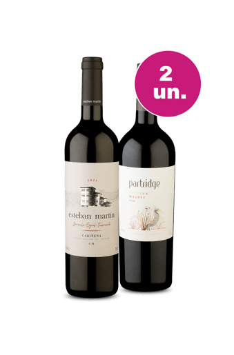 Kit 2 - Esteban Martín Crianza e Partridge Reserva - Oferta Insana