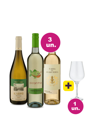 Kit 3 - Refrescantes Especiais por R$99 + Taça de Cristal Grátis - Oferta Flash IZ