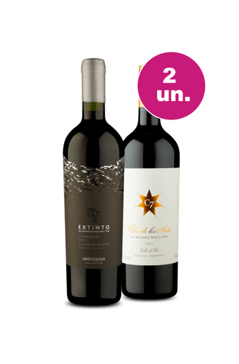 Kit 2 - Extinto Carménère + Clos De Los Siete - Exclusivo We