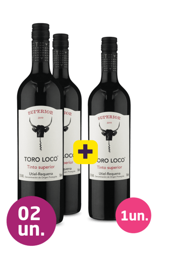 Kit Leve 3 Pague 2- Toro Loco Tinto Superior