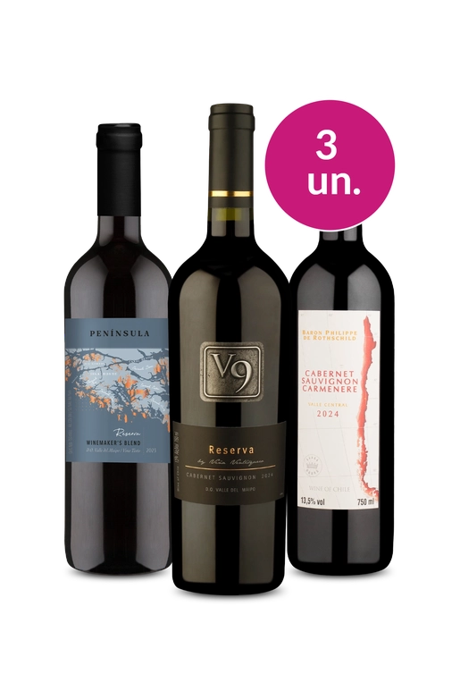 Kit 3 - Chilenos por R$99