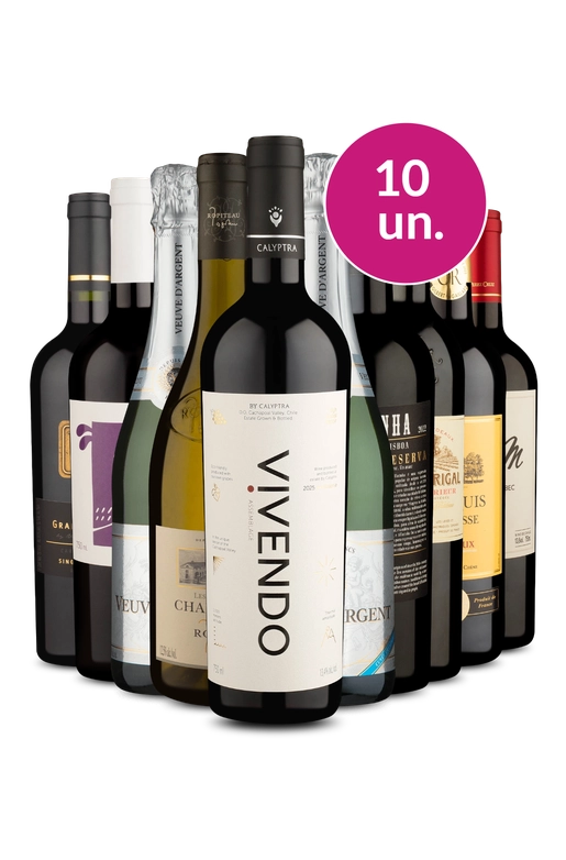 Kit 10 - Imperdíveis por R$54 por Garrafa - Oferta Absurda Imposto Zero
