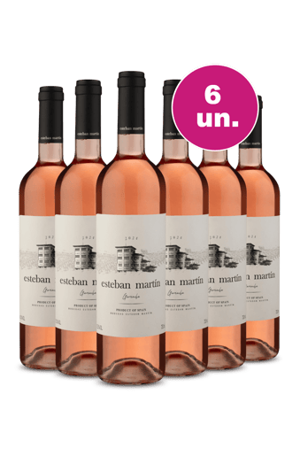 Kit 6 Por R$199 - Esteban Martín Cariñena Garnacha Rosado - Oferta Exclusiva We