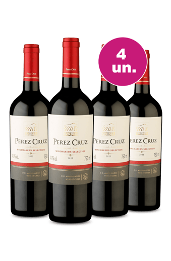 Kit 4 - Pérez Cruz Winemakers Selection D.O. Maipo Andes - Exclusivo We