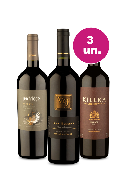 Kit 3 - Campeões da América do Sul por R$149 - Oferta Absurda Black Wine