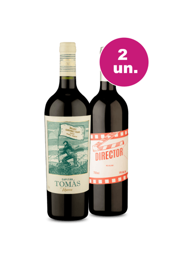 Kit 2 -  Capitán Tomás e Director Red Blend - Oferta Insana