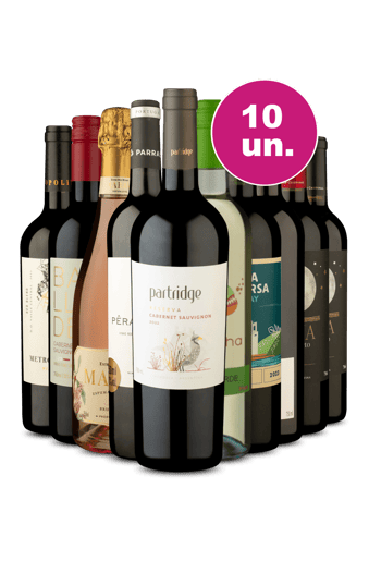Kit 10 - Vinhos Sensacionais por R$34,90 por Garrafa - Oferta Absurda