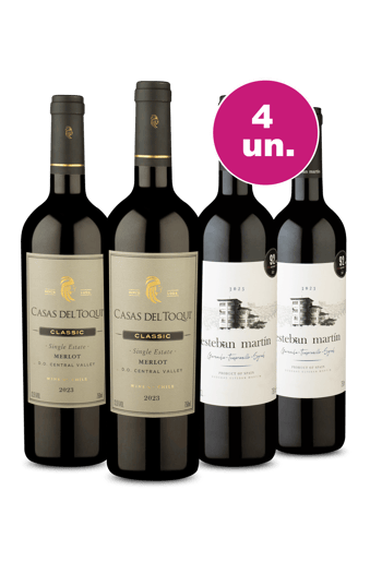 Kit 4 - Encontro de Campeões: Casas Del Toqui e Esteban Martín Tinto