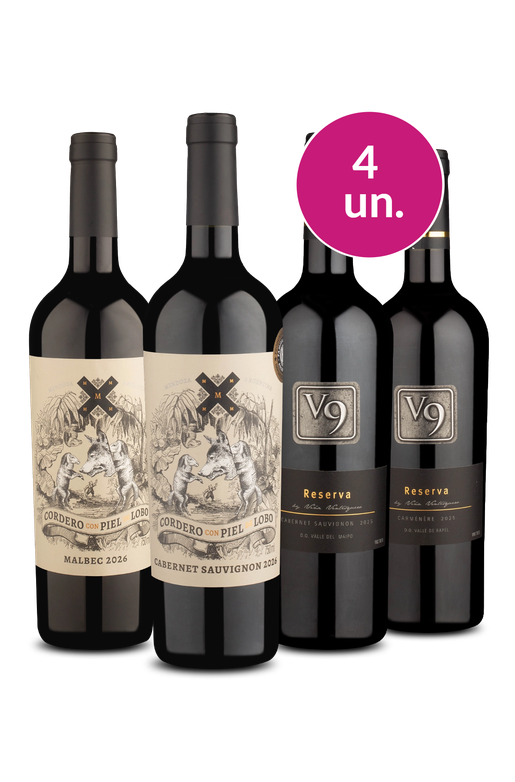Kit 4 - Cordero Con Piel de Lobo e V9 Reserva - Oferta Absurda