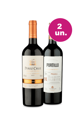 Kit 2 -  Pérez Cruz Vineyard e Portillo Malbec