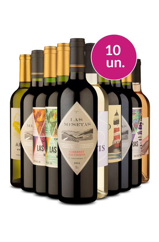 Kit 10 - Vinhos Secos - R$24,90 Por Garrafa - Oferta Absurda