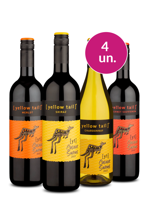 Kit 4 - Degustação [Yellow Tail] Colour Series - Exclusivo We
