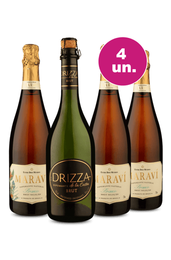 Kit 4 - Maraví e Drizza Brut - Exclusivo We