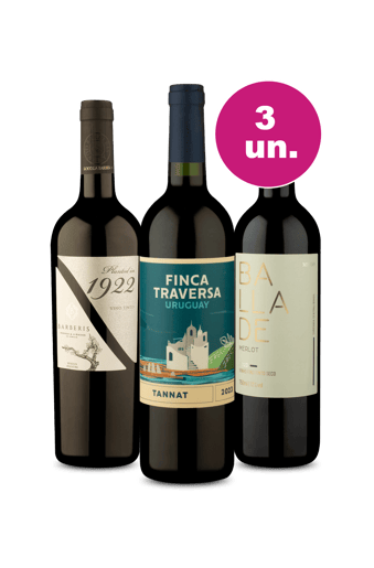 Kit 3 - América do Sul por R$99