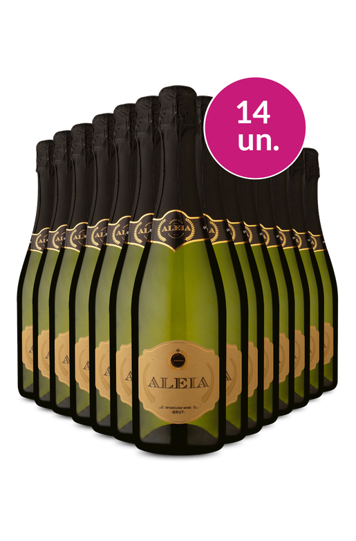 Kit 14 - Espumante Aleia Branco Brut - Exclusivo We