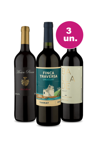 Kit 3 - Tintos por R$89 - Oferta Insana
