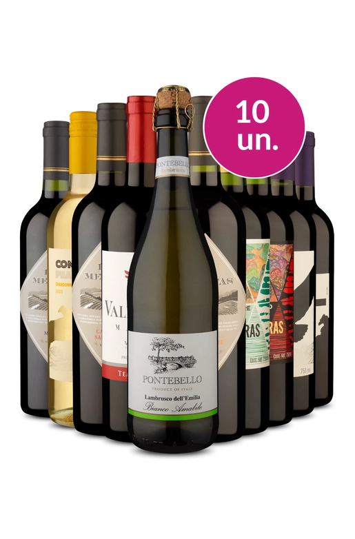 Kit 8 - Europeus e Sul Americanos - R$25,90 por Garrafa