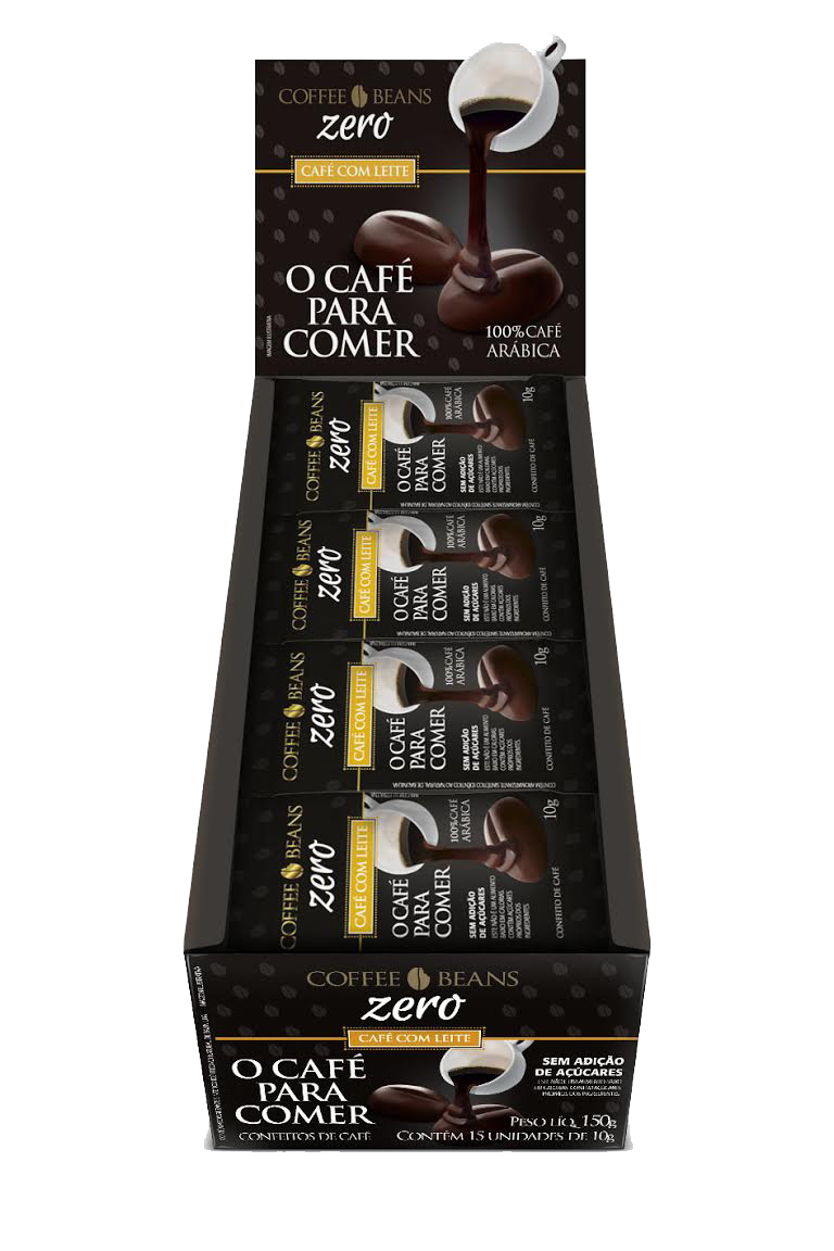 Coffee Beans Café Com Leite Zero Cx Com 15 Un - 150g - Wine | Wine