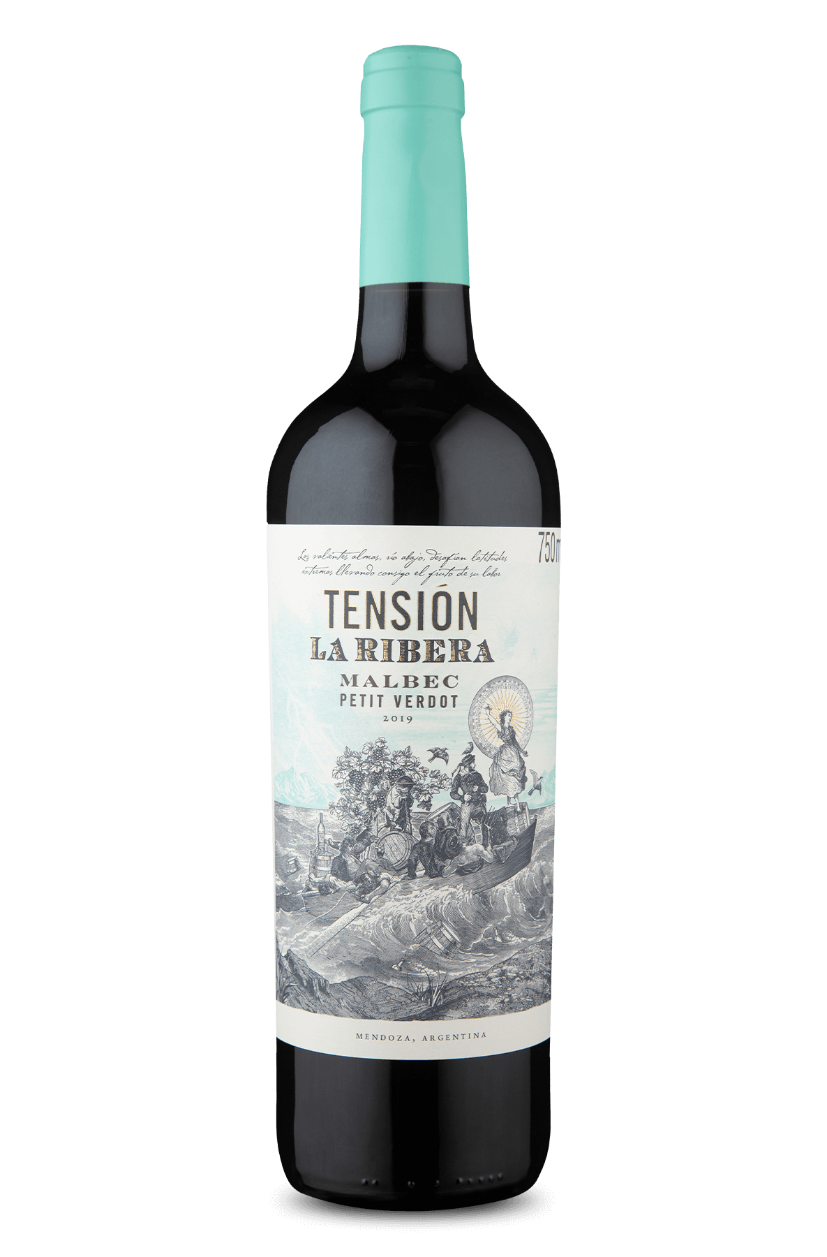 Vinho Tensión La Ribera Malbec Petit Verdot 2019 - 750ml