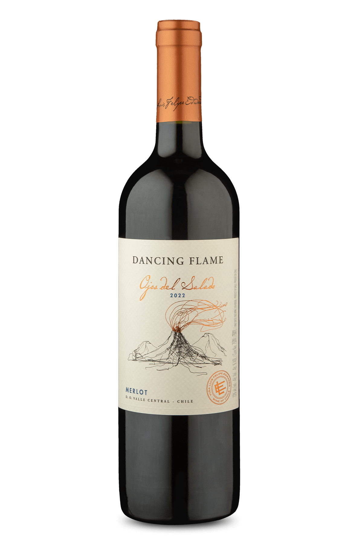 Dancing Flame Ojos del Salado D.O. Valle Central Merlot 2022