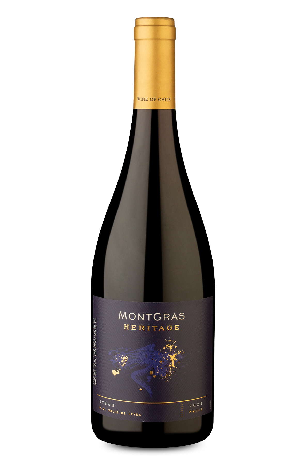 Montgras Heritage D.O. Valle de Leyda Syrah 2022 - Wine | Wine