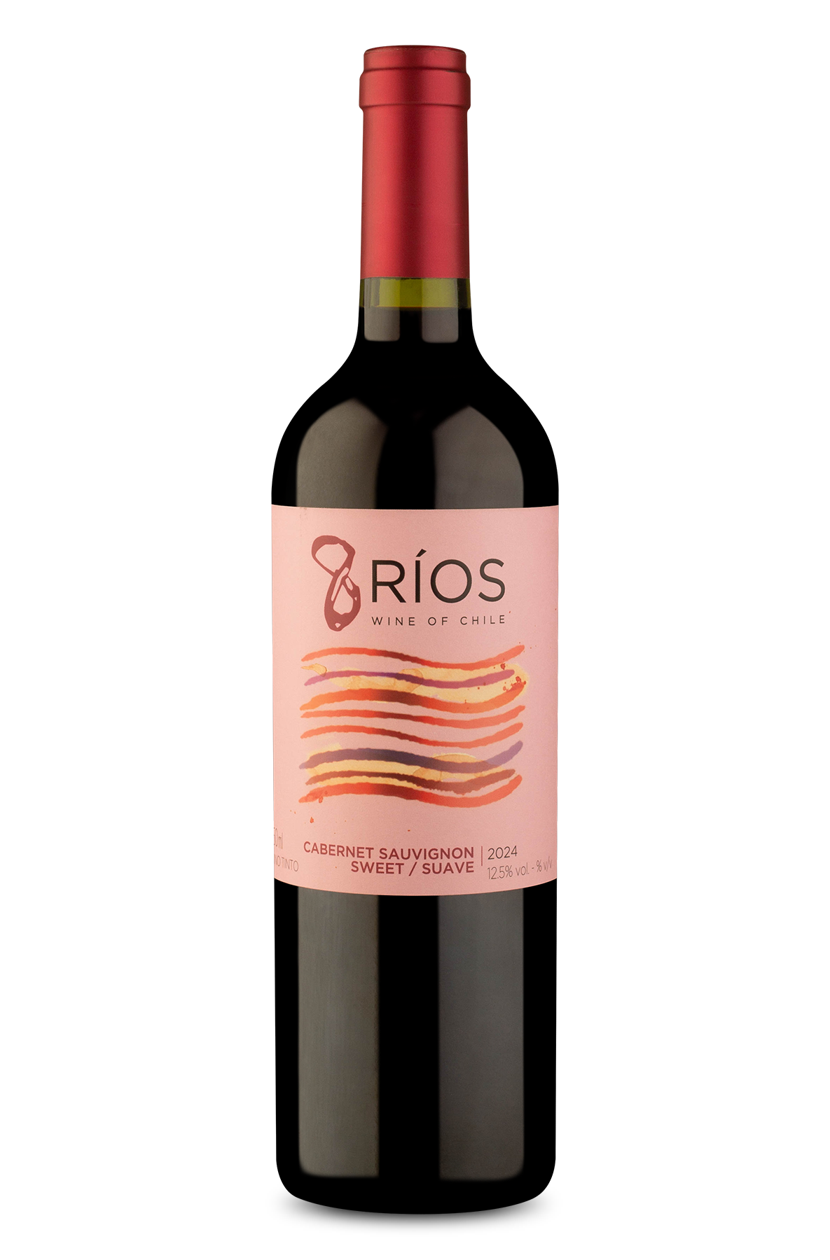 8 Ríos D.O. Región del Valle Central Cabernet Sauvignon Suave 2024
