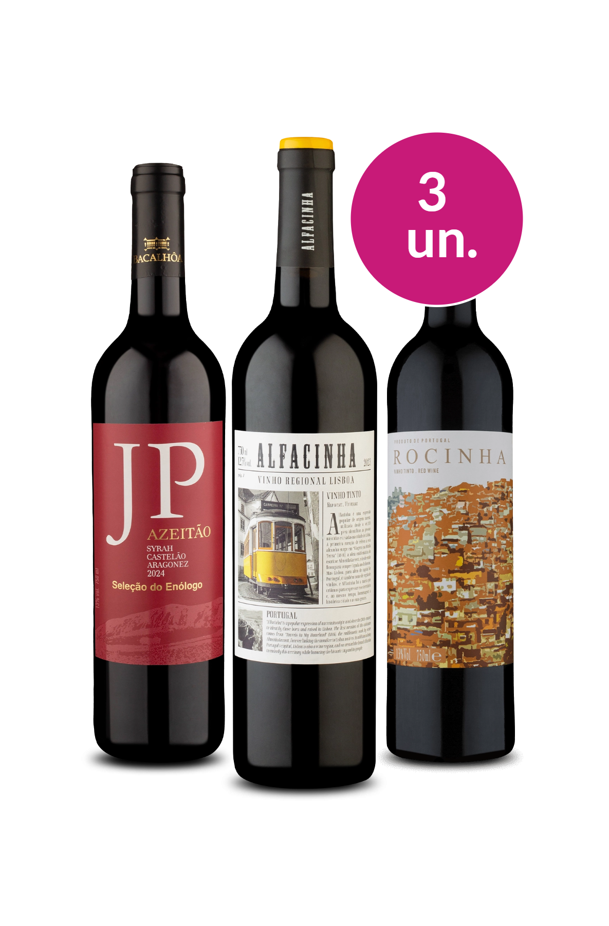 Kit 3 - Portugueses por R$99 - Oferta Absurda IZ - Wine | Wine