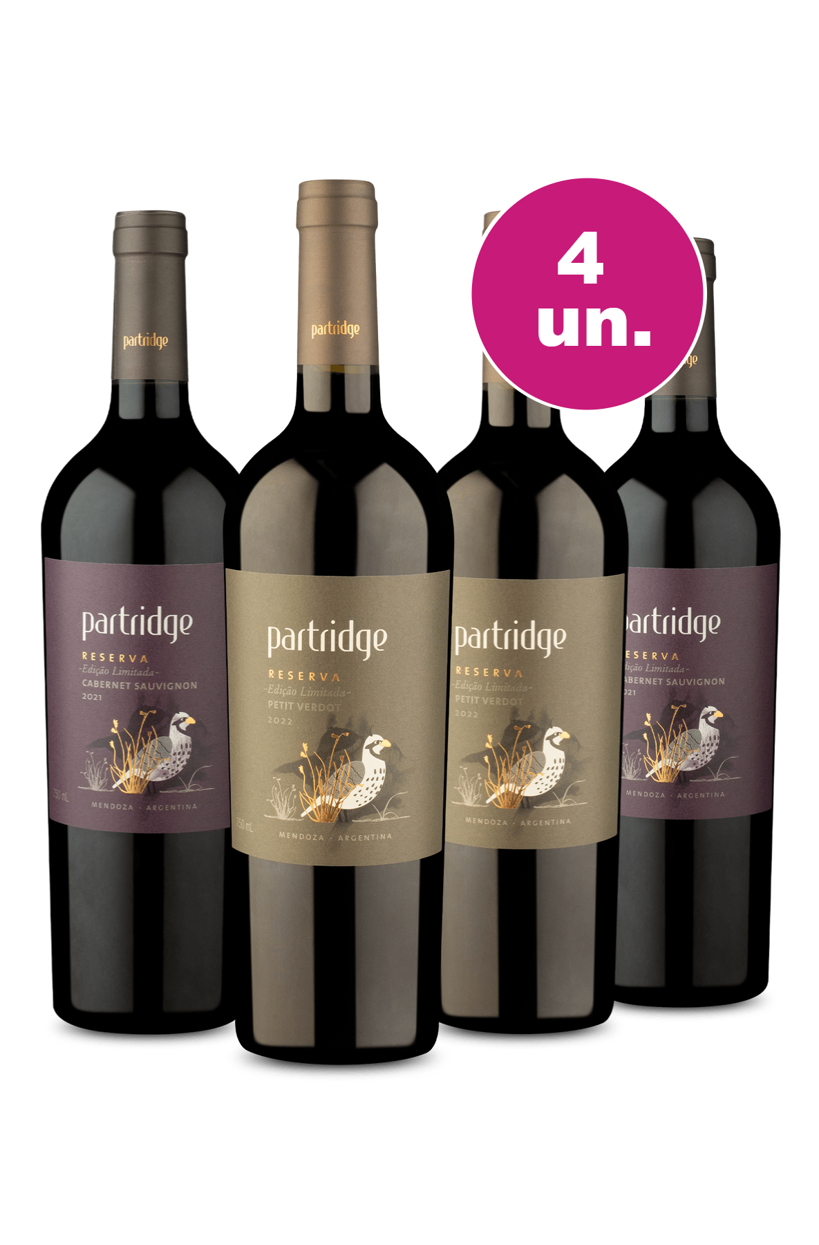 Kit 4 - Degustação Partridge Edición Limitada - Wine | Wine