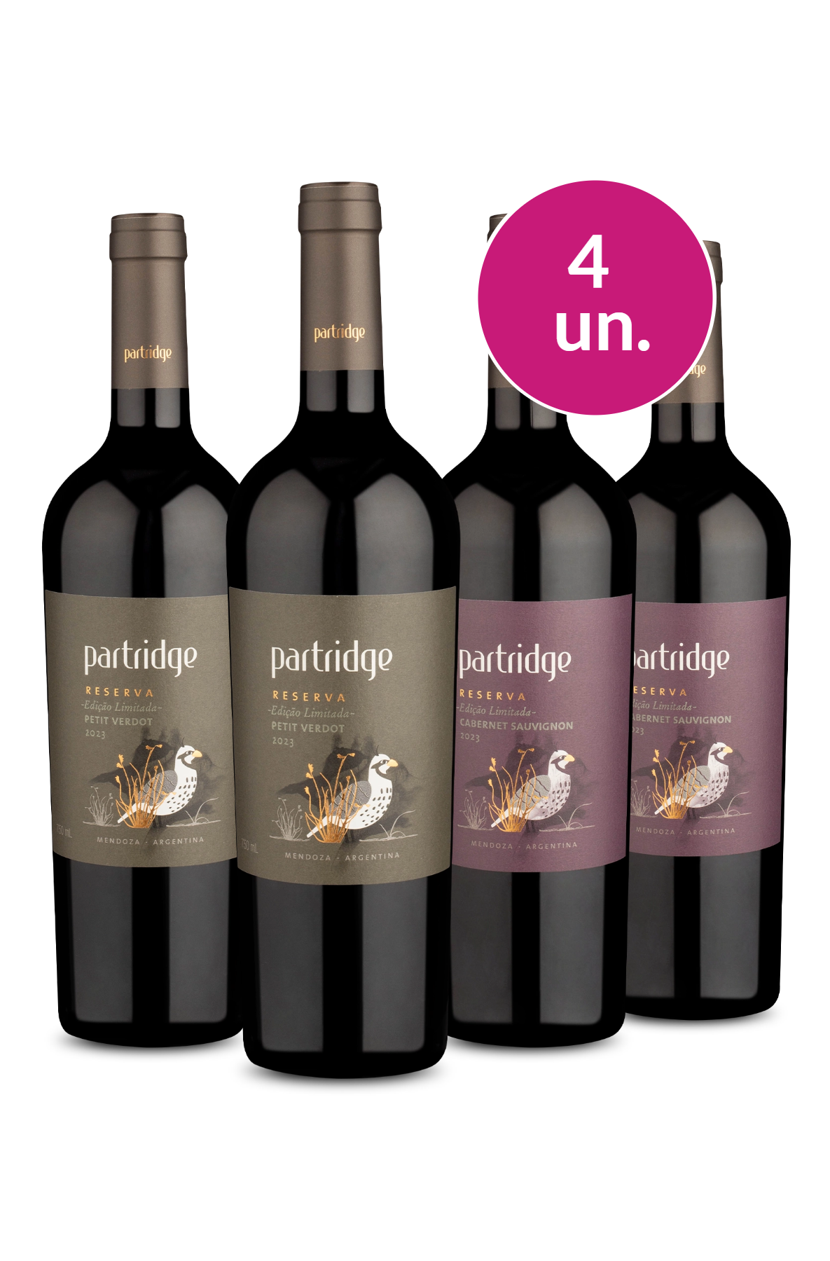 Kit 4 - Degustação Partridge Reserva Edição Limitada - Oferta Absurda ...