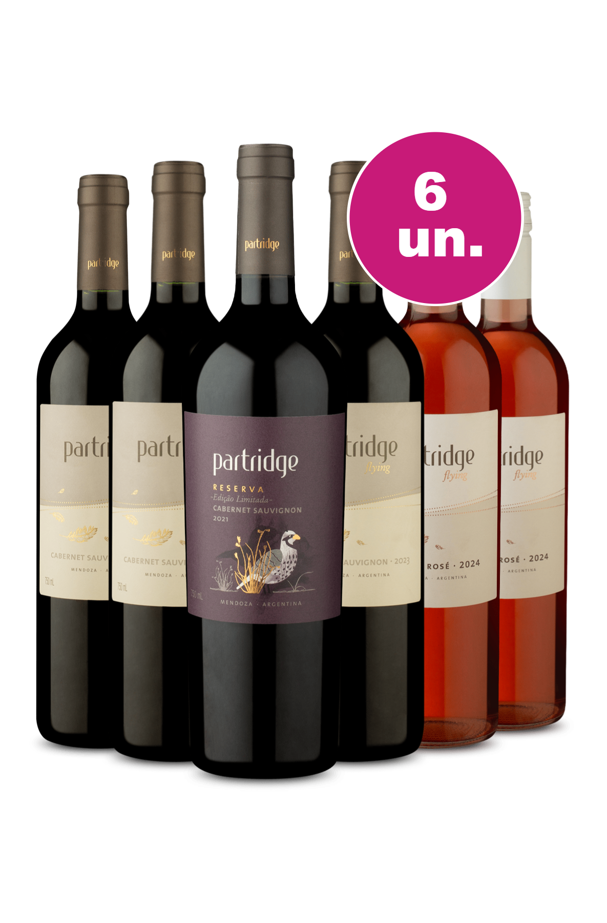 Kit 6 por 249 - Degustação Partridge - Wine | Wine