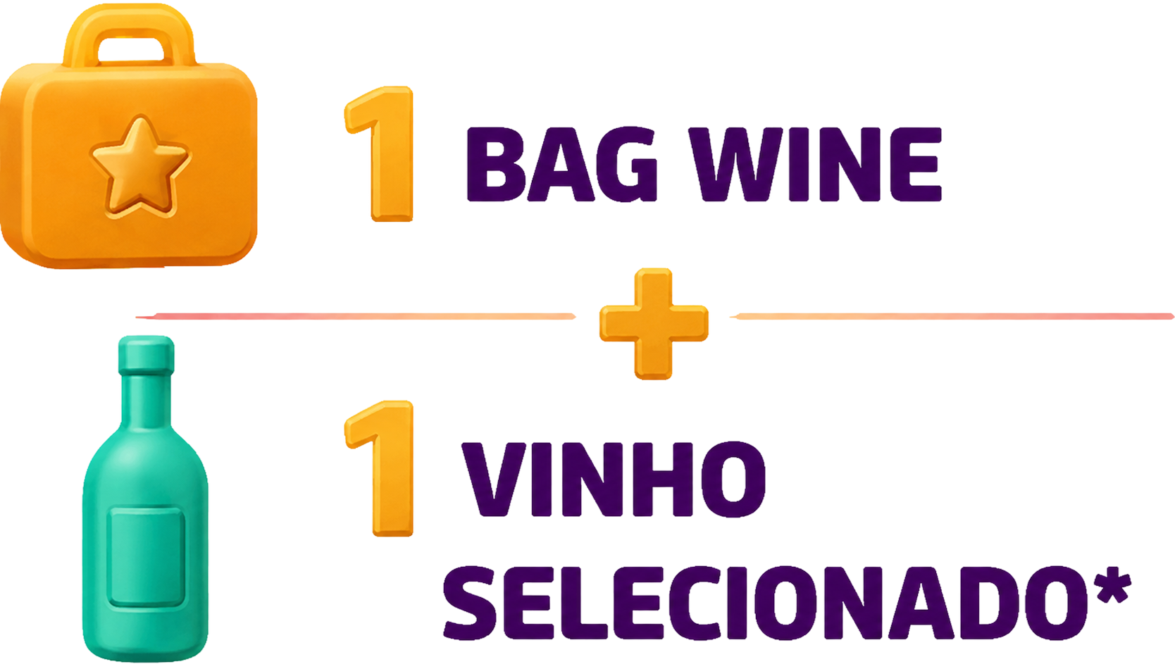1 Bag Wine + 1 Vinho Selecionado