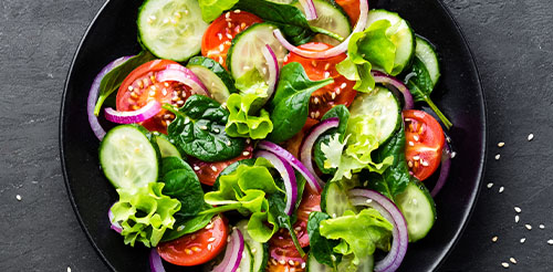 Harmonize com salada e dê mais sabor ao seu paladar.
