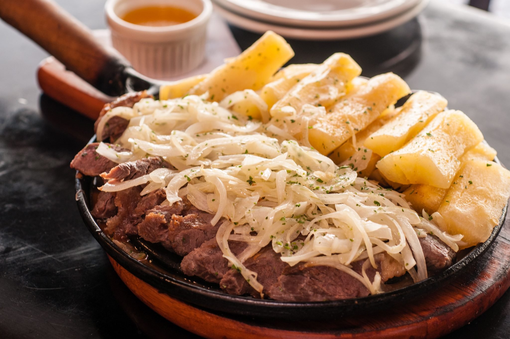 Carne de sol com aipim