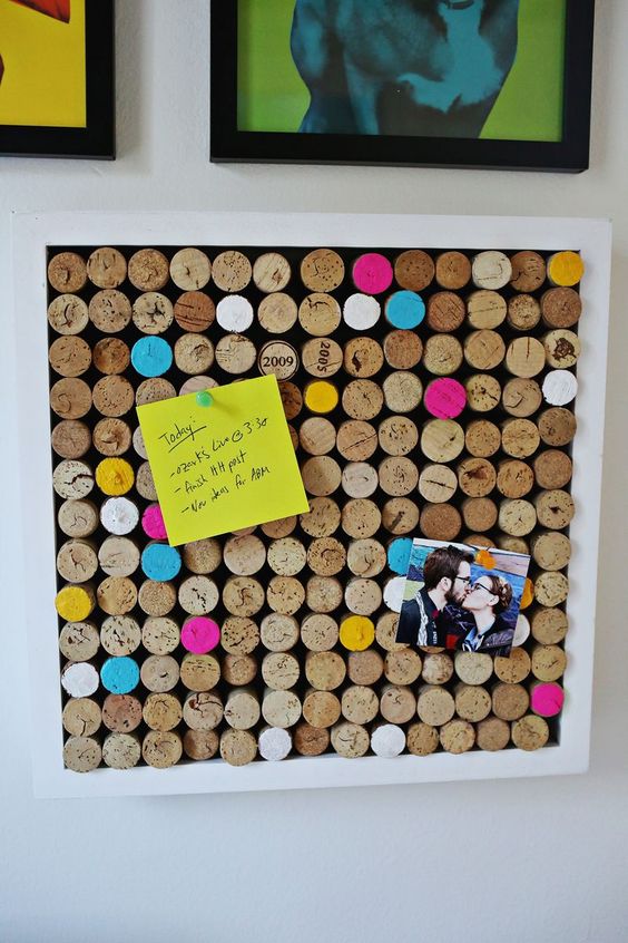 Quadro de rolhas